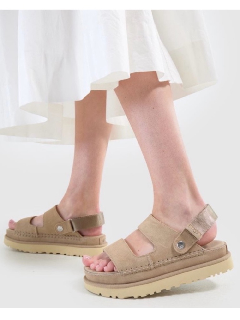 🐏Size 6 - NWT: UGG - Women's Goldenstar Glide Sandals